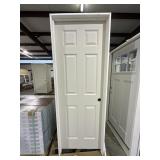 28" Left Hand 6 Panel Door