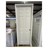 28" Left Hand 6 Panel Door