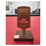 OLD CHICAGO LAGER TAP HANDLE 6"