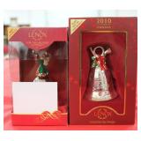 Lenox 2009-10 Silver Bells Christmas Ornaments