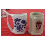 Germany Stoneware Beer Mug w/ Karlovy Sipping Cup