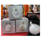 Lladro 2018-20 Porcelain Christmas Ball Ornaments