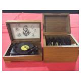 THORENS MUSIC BOX W/ INTERCHANGEABLE 4-1/2" DISCS-