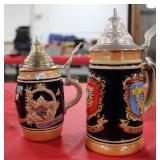 2pc. West Germany & Gerz Beer Steins