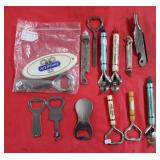 Various Vintage Advertising Bottle Can Openers