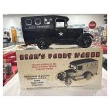 JIM BEAM 1931 MODEL A FORD PADDY WAGON BOTTLE