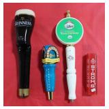 4pc. Advertising Beer Tap Handles