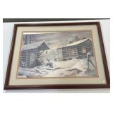 "HOME FIRES" FRAMED PRINT BY LEE ROBERSON