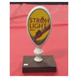 STROH LIGHT BEER TAP HANDLE 7"