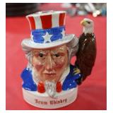 1976 Jim Beam Uncle Sam Ceramic Decanter