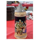 Traditional German Bar Scene Beer Stein