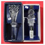 Mikasa & Towle Glass Wine Bottle Stoppers