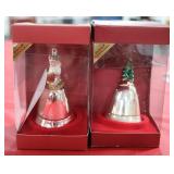 Lenox 2007-08 Silver Bells Christmas Ornaments