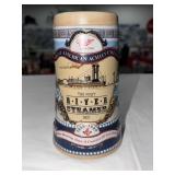 MILLER BREWING THE FIRST RIVER STEAMER BEER STEIN