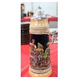 Traditional German Bar Scene Beer Stein