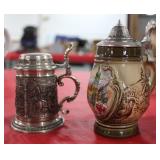 2pc. Small German Beer Steins