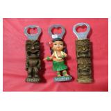 (3) Hawaii Souvienor Bottle Openers