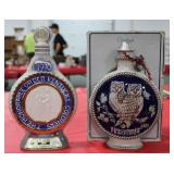 1980 Goebel & 1970 Jim Beam Whiskey Decanters