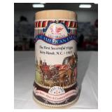MILLER BREWING FIRST SUCCESSFUL FLIGHT BEER STEIN