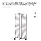 JOHN BOOS STORAGE SHELF MODEL ABPR-1820-RKD