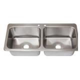STAINLESS STEEL DOUBLE SINK MODEL DD12-14161024