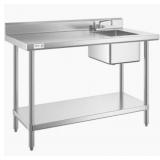 JOHN BOOS WORK TABLE W/ SINK