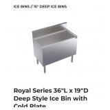 KROWNE ROYAL ICE BIN W/ BUILT IN 10 CIRCUT