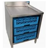 BK RESOURCES 21"x24" UNDER BAR GLASS RACK STORAGE
