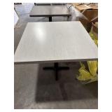 4 TOP RESTAURANT DINING TABLE - 36"x36" (GRAY)