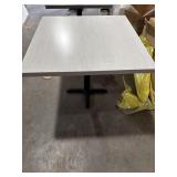 4 TOP RESTAURANT DINING TABLE - 36"x36" (GRAY)