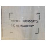1 PALLET OF 750ML "MAYBERRY" EMPTY GLASS BOTTLES