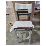 (10) LANCASTER SEATING - LADDER BACK BAR STOOL -
