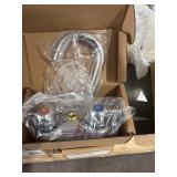 (2) 4" FAUCETS W/ 3-1/2" SPOUT