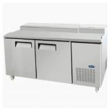 ATOSA DOUBLE DOOR REFRIGERATED PREP TABLE