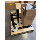 14 pc ASSORTED TABLE STANDS, FEET, ETC.
