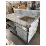 JOHN BOOS CUSTOM WORK TABLE - 58"