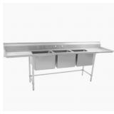 EAGLE 3 BAY SINK 8-1/2ft