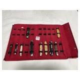 (10) FOLDING POCKET KNIVES - ASSORTED TYPES/SIZES