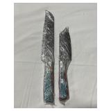 (2) NEW FIXED BLADE KNIVES - 11" AND 14"