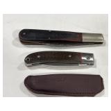 (2) POCKET KNIVES - (1) CASE XX 6143 5-DOT "GRAND