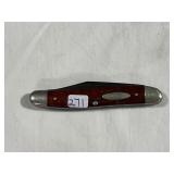 CASE XX STOCKMAN 3-BLADE POCKET KNIFE - RED