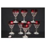 SET OF 8  "REGENCY" WINE GLASSES