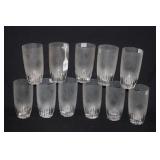 11 MIKASA "HOLIDAY" TUMBLERS