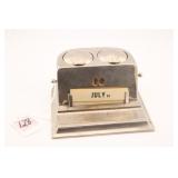 DESKTOP INKWELL/CALENDAR