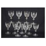 11 GORHAM CRYSTAL "CROWN POINT" WINES