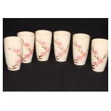 METLOX "PEACH BLOSSOM" (6) PC TUMBLER SET