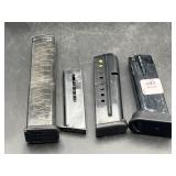 (4) MAGAZINES - VARIOUS ROUNDS & CALIBER