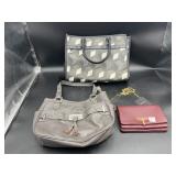 (2) LADIES PURSES & (1) LADIES WALLET