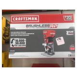 NEW IN BOX CRAFTSMAN 20V BRUSHLESS ROUTER