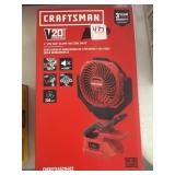 NEW  IN BOX CRAFTSMAN CLIP ON FAN